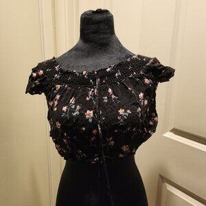 Charlotte Russe Ruffle Crop Top